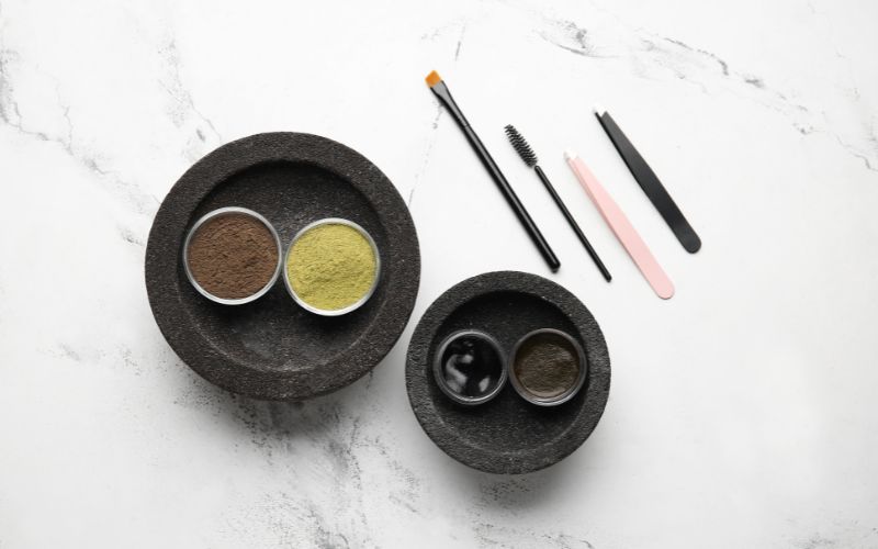 hennabrow materialen Materialen voor henna brow